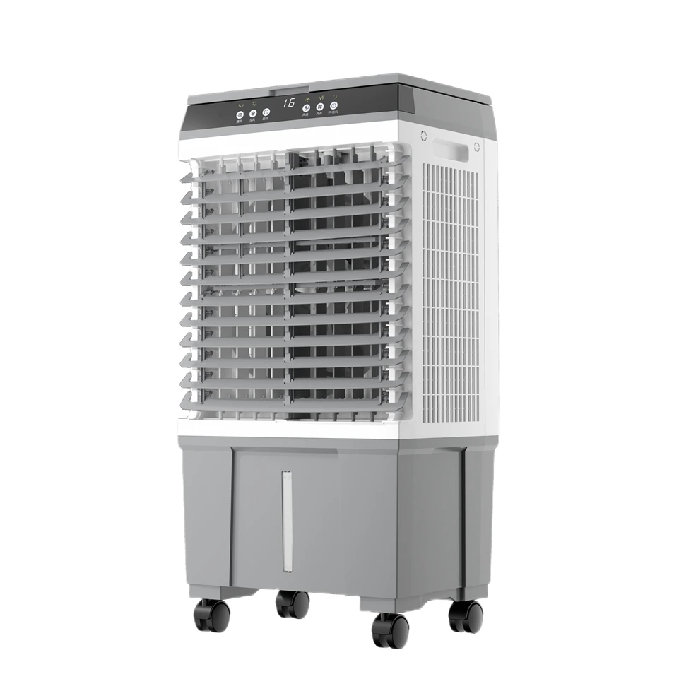 2026 20L Air Cooler Fan With Button Household And Industrial Standing Water Cooling Fan 80Wpromote Sales