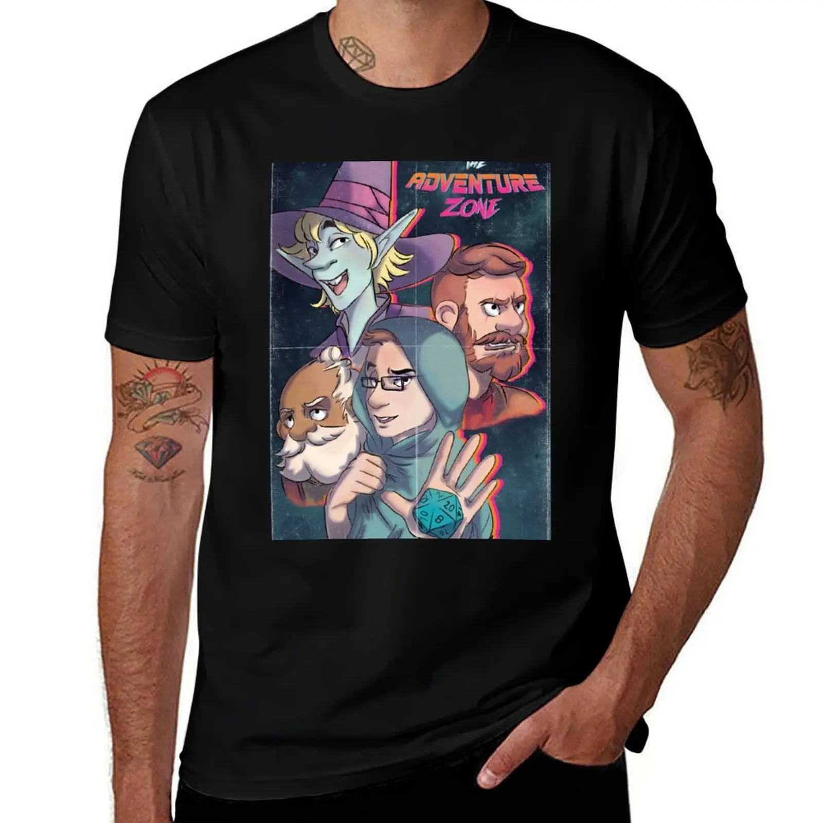 

THE ADVENTURE ZONE [FANTASY FOUR] T-Shirt sublime sweat summer 2025 summer tops men t shirts high quality