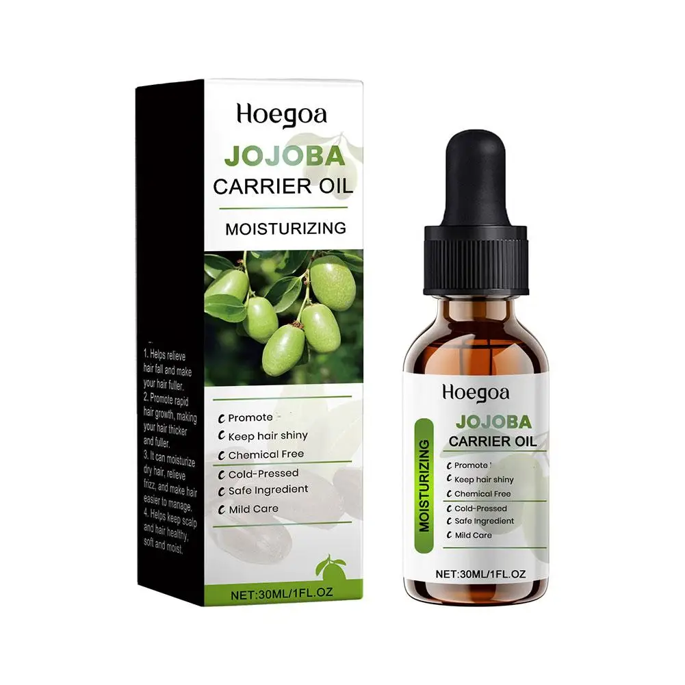 Jojoba 173-Sérum capillaire lissant, adoucit, répare les frisottis, anti-pelliculaire, produit de traitement pour cheveux abîmés, soin du cuir chevelu, 30ml, W7S0