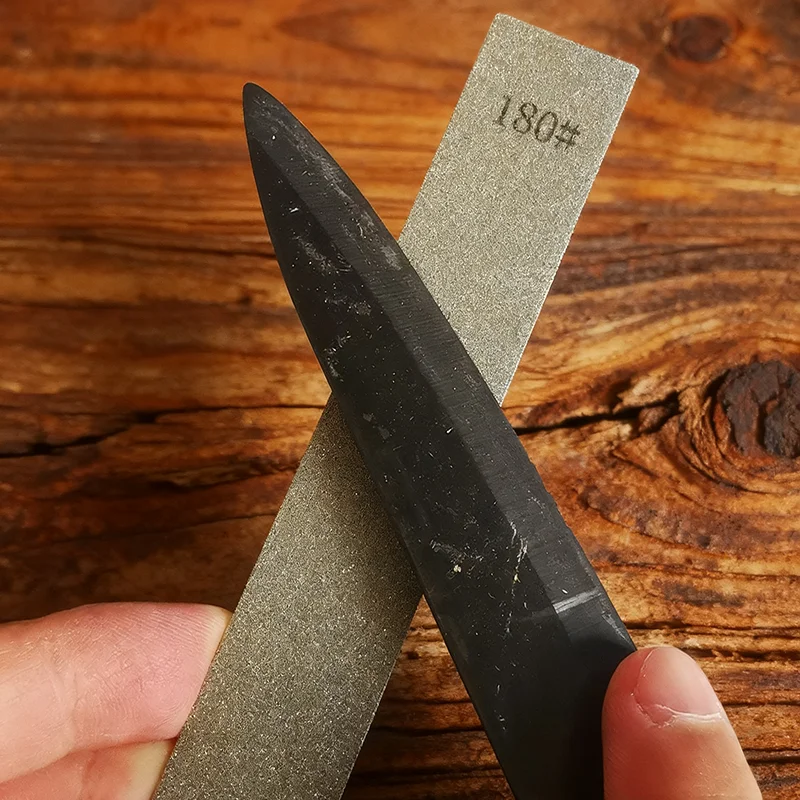 

Handheld Diamond Whetstone No Base Required Portable Knife Sharpener Dual Grit Fast Sharpening Stone Kitchen Tool Gift