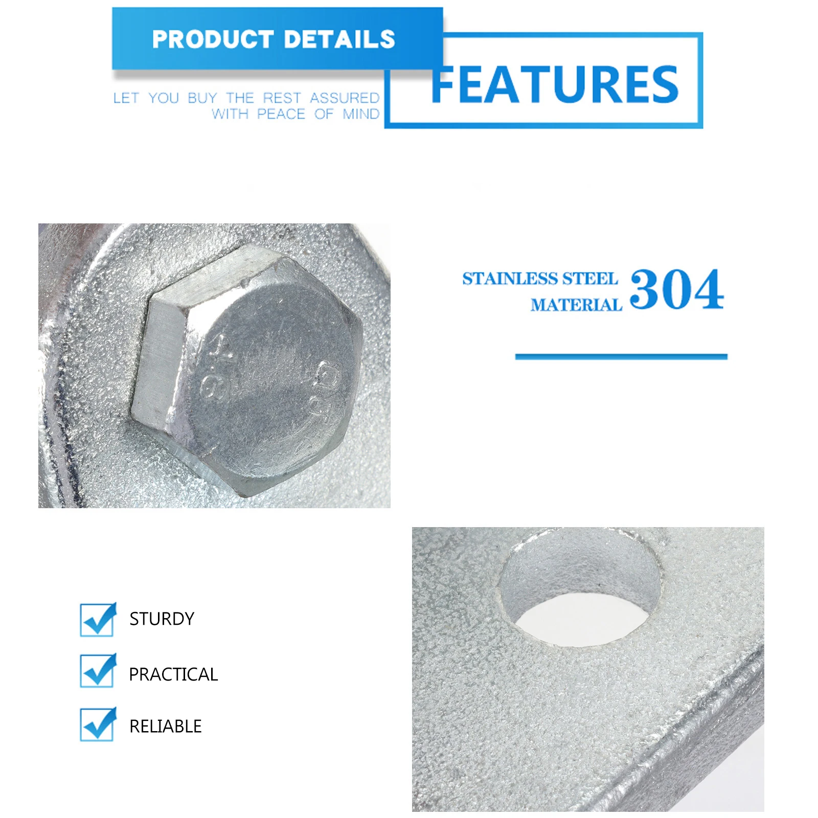 

1Set Stable Swing Hanger Kit Cast Steel Heavy Duty Hooks Safety Buckles for Swing Hammock Chair Indoor Outdoor