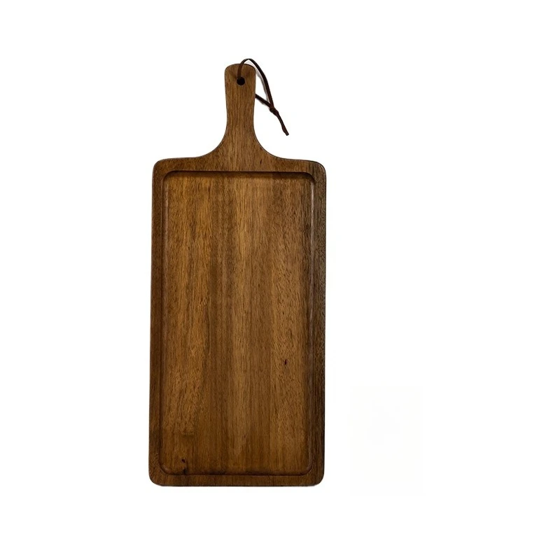 For black walnut wood tray, baking tray Western food cutting board