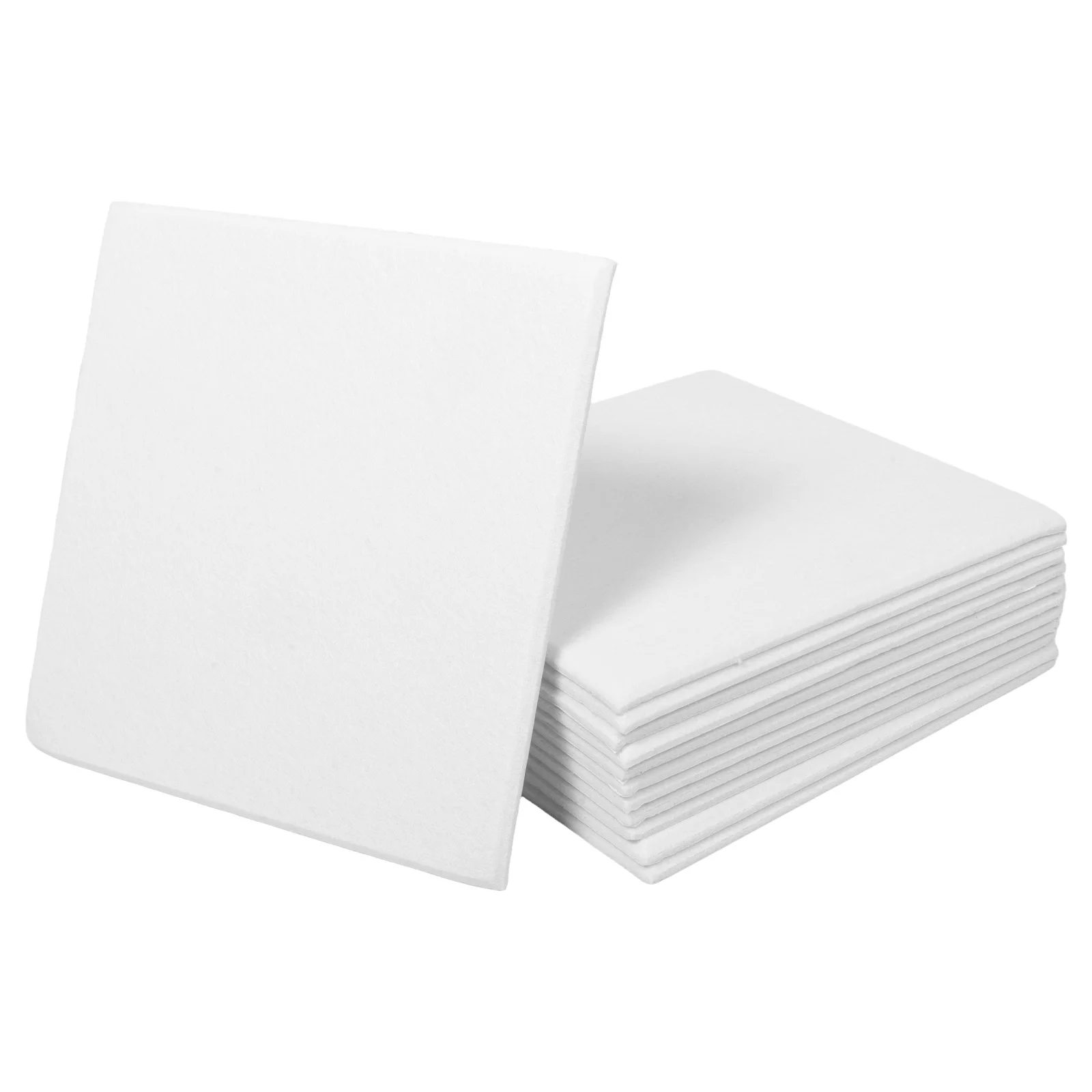 

12pcs Sound Absorbing Panels Acoustic Polyester White Noise Reduction Foam Wall Office Studio Equipment Proofing Panels