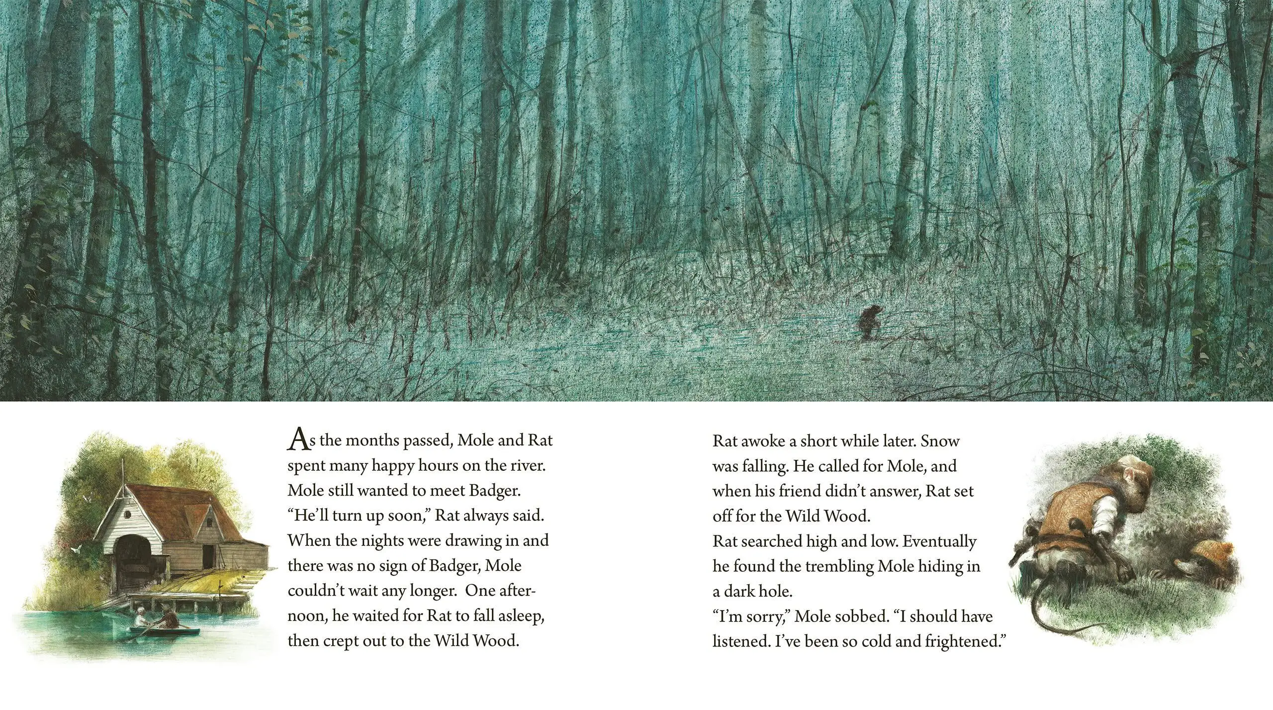 The Wind in The Willows Robert Ingpen Picture Book, Classic English Literature, Illustrated for Young Readers