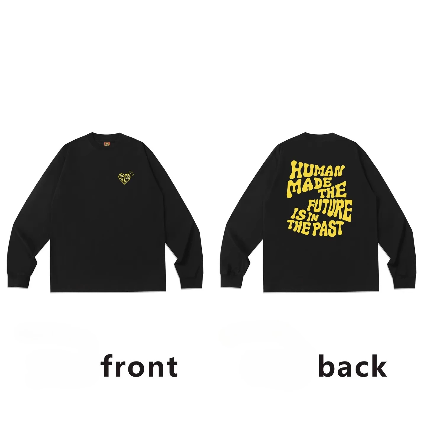 

HUMAN MADE SS24 Футболка с цветочным принтом и длинным рукавом, 100% хлопок, унисекс, уличная мода, топ