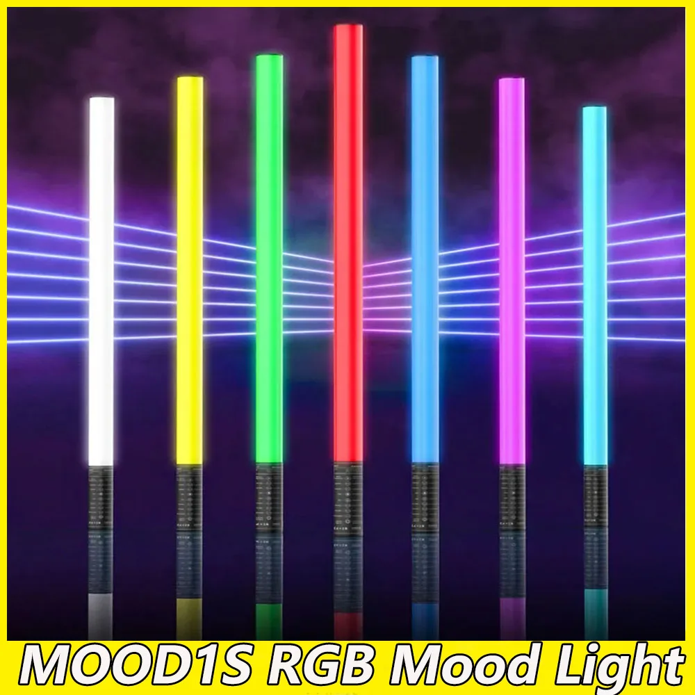 

LUXCEO MOOD1S LED Light 85 120cm RGB Video Light Photography Tube Colorful Atmosphere Lights Decoration Lighting