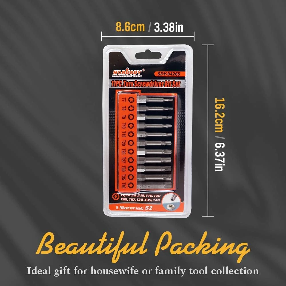 11 шт., набор сверл со звездами