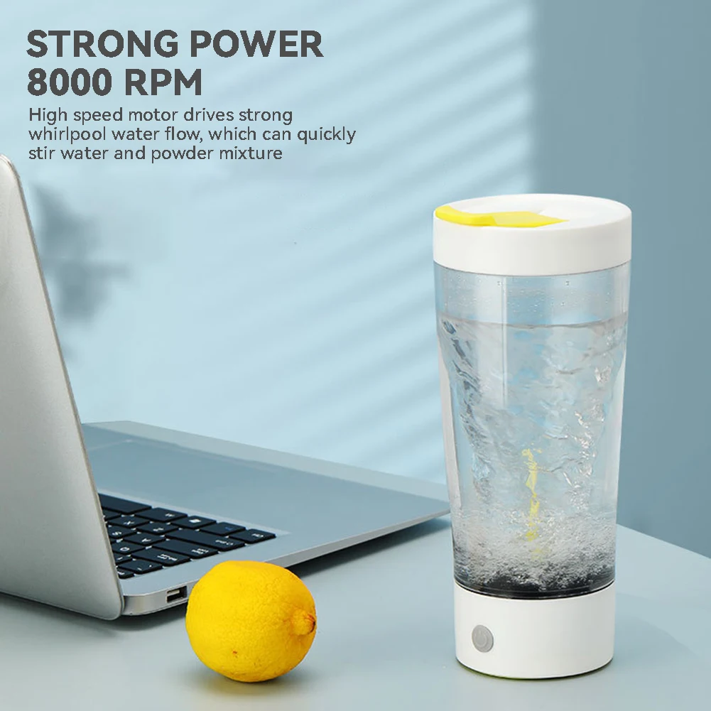 

500ml Electric Blender Cup Magnetic Charging Shaker Bottle For Fitness Gym