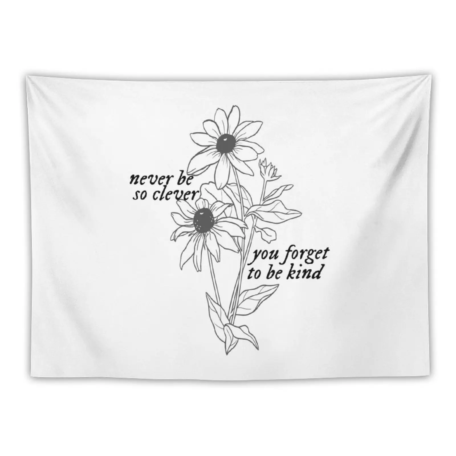 

marjorie never be so clever, you forget to be kind Tapestry Wall Art Room Decor Room Decor Cute Tapestry