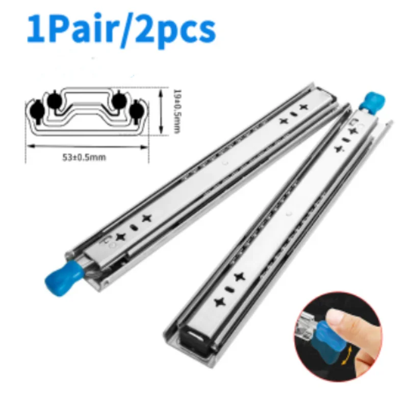 Heavy Duty Drawer Slides Locking 1Pair/2pcs，2Pair/4pcs，5Pair/10pcs，10Pair/20pcs，250 LB Load Capacity Side Mount Ful