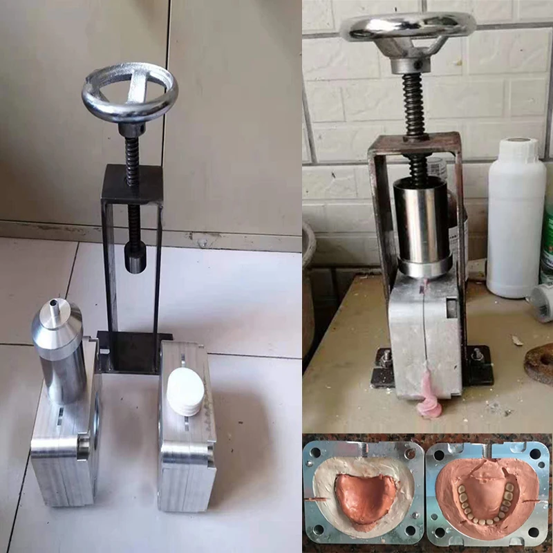 Flexible Denture Injection Dental Moulding Flasks for Manual / Automatic Injection Machine
