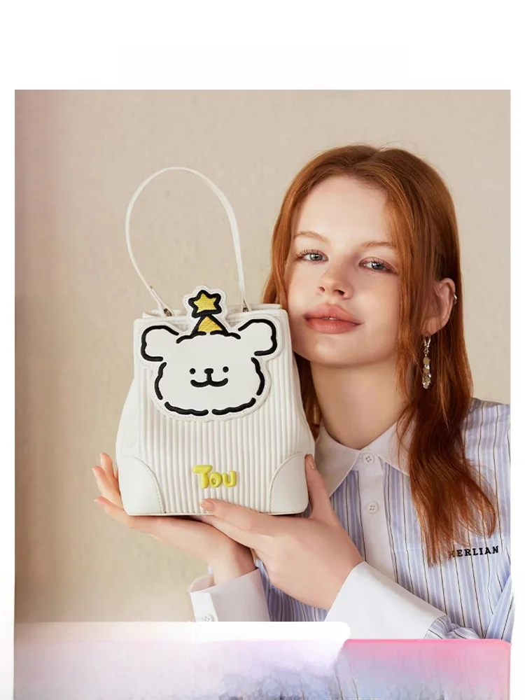 

Toutou Faion Trending Buet Bag Women's Crossbody Bag Large Capaci Birthday Gift Box Vegetable Basket Soft Synthetic Lea...