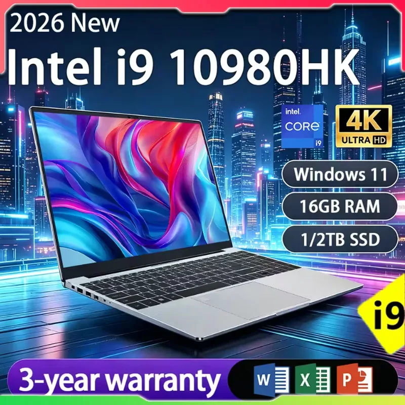 Intel Core i9 10980HK 14.1 Inch Pro Laptop 8C 16T 2.4 5.3GHz 16MB 45W 32GB DDR4 2TB M.2 SSD Gaming Notebook Office Pro Max HD