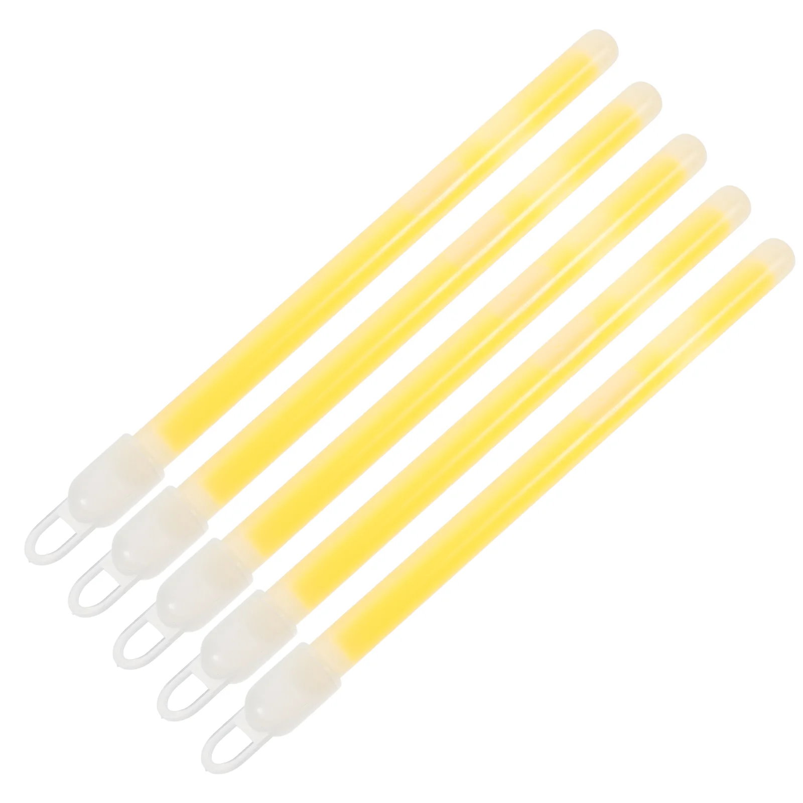 5 pezzi Glow Party Supplies Bastone di illuminazione Giocattolo luminoso The Dark Sticks Bulk 1500X150X150CM Prop Giallo Strumenti di emergenza