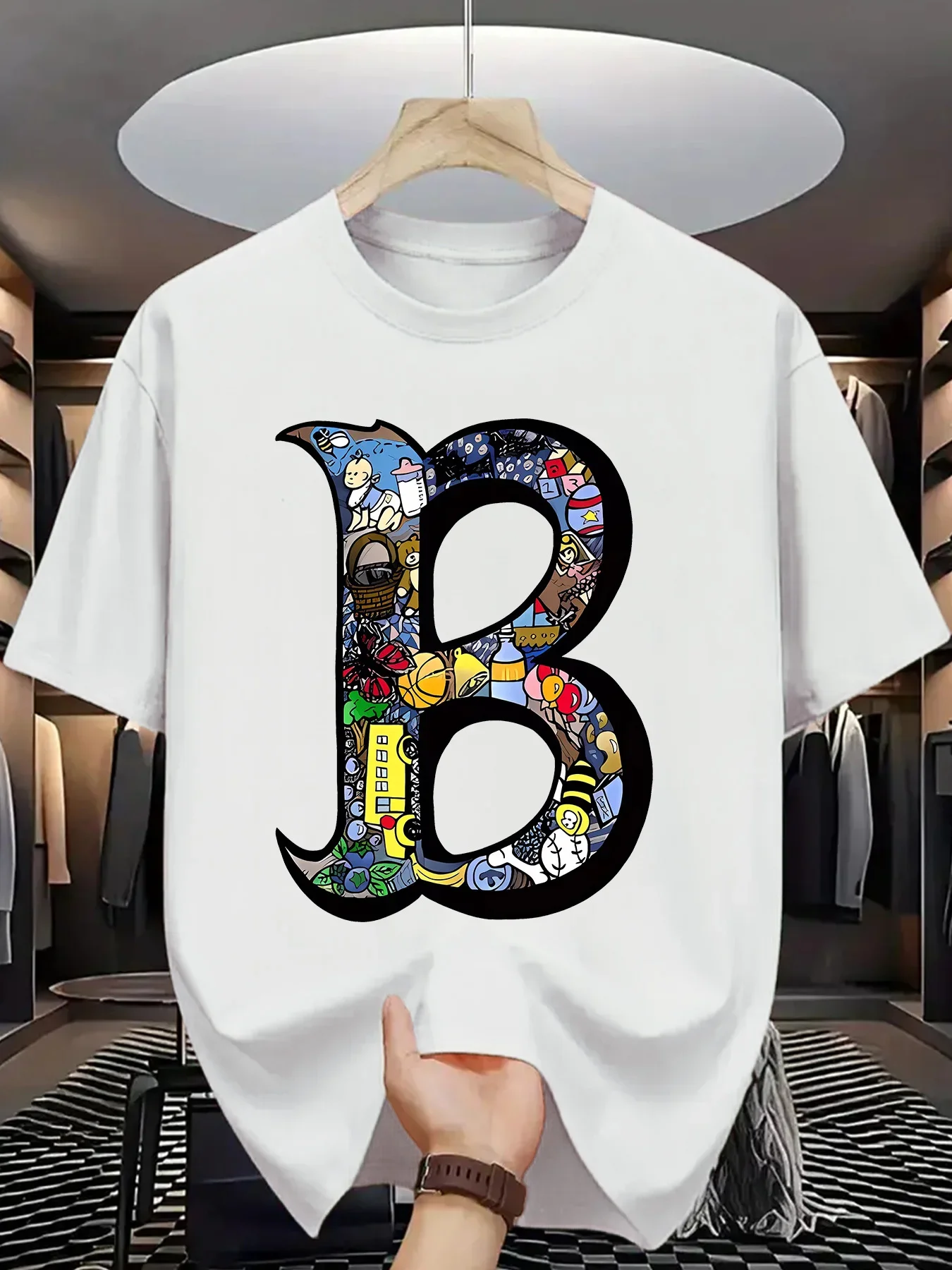 

2026 Весна-Лето Модная повседневная футболка с короткими рукавами для улицы