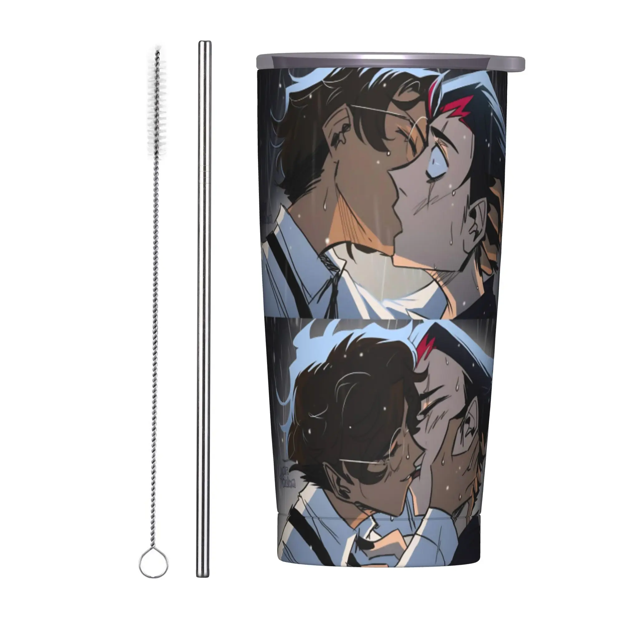 R-Radiostatic Vox Alastor Isolierter Becher mit Deckel Edelstahl Kaffeebecher für Büro Zuhause Auto Flasche Tasse 20oz