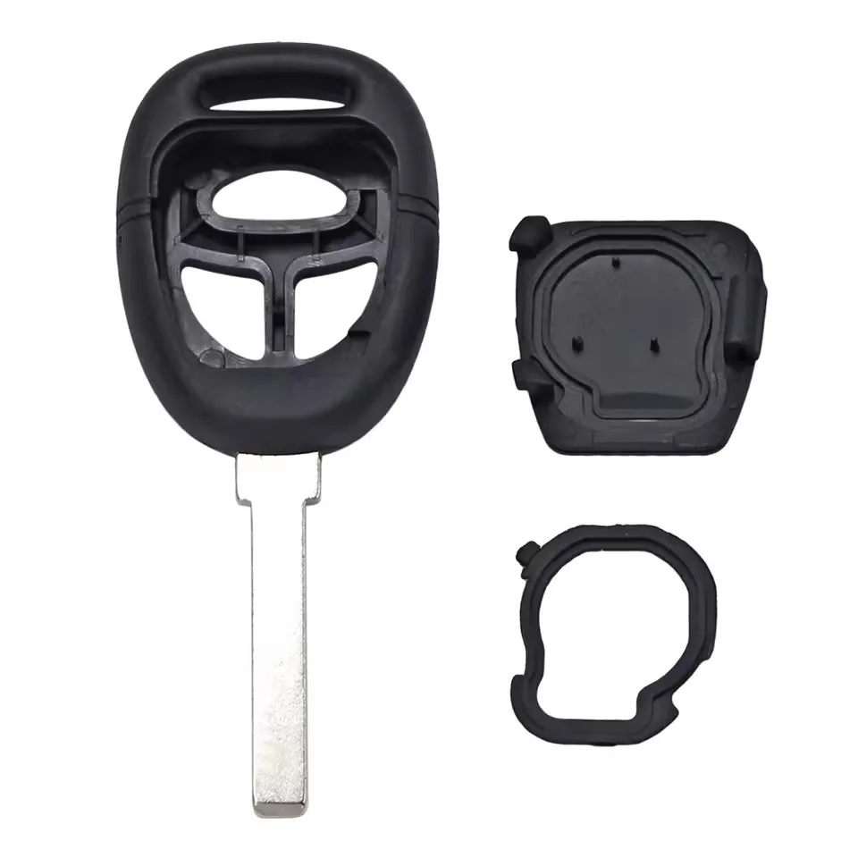 

Keyecu Replacement Remote Car Key Shell with Blank 3 Buttons Housing for SAAB 9-3 9-5 Uncut Blade 1999 2000 2001 2002 2003