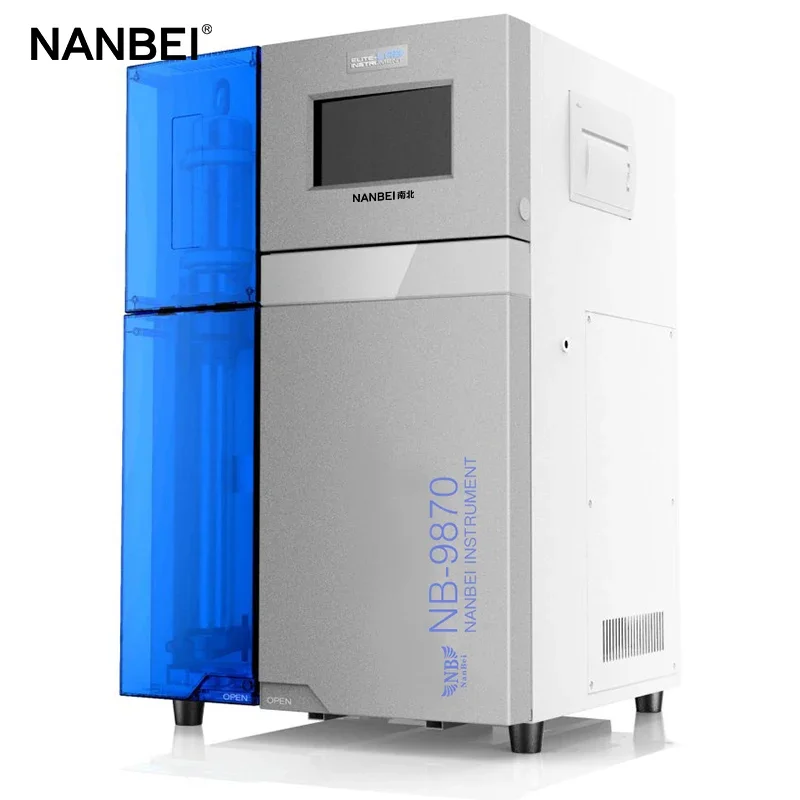 Full automatic grain specific feed crude fiber and protein analyzer