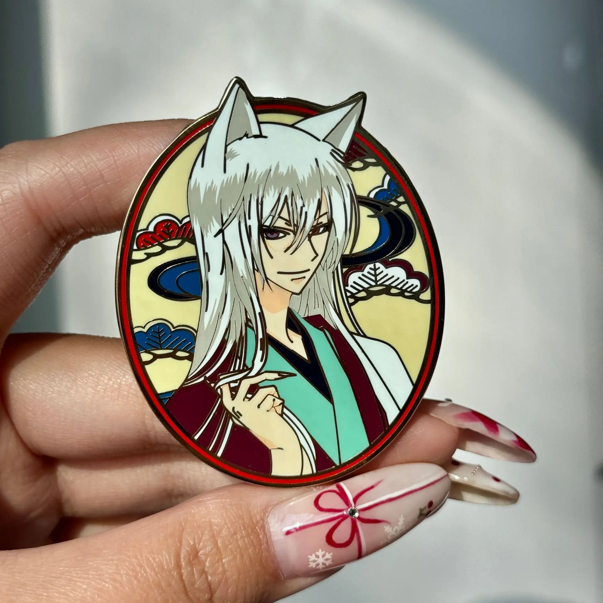 Classic Love Anime Tomoe Lapel Pins for Backpacks Hard Enamel Pin Women's Brooch on Clothes Iron Badges Jewelry Accessories