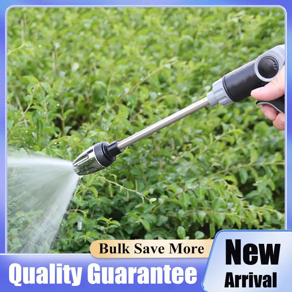 High-Pressure Car Washing Water Gun Foam Kettle Garden Lawn Watering Irrigation Tools 3/4in Expandable Hose Cleaning Supplies