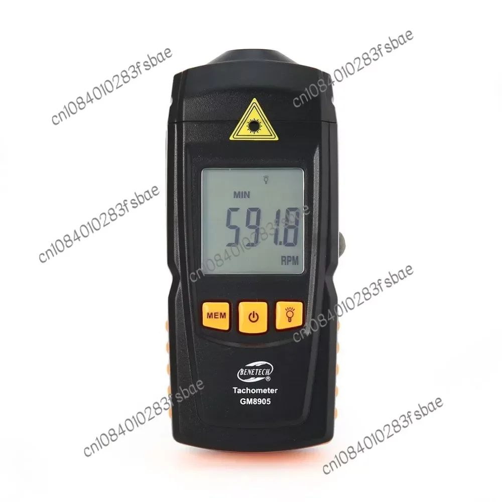 

Intelligence Gm8905 Laser Tachometer Non-Contact Photoelectric Tachometer Engine Digital Speed Measurement