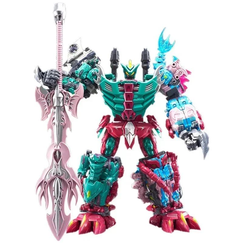 In Stock Transformation Toy TFC Poseidon Piranakon P-01-06 6 Model Complete Set Reproduction Action Figure Toy Gift Collection