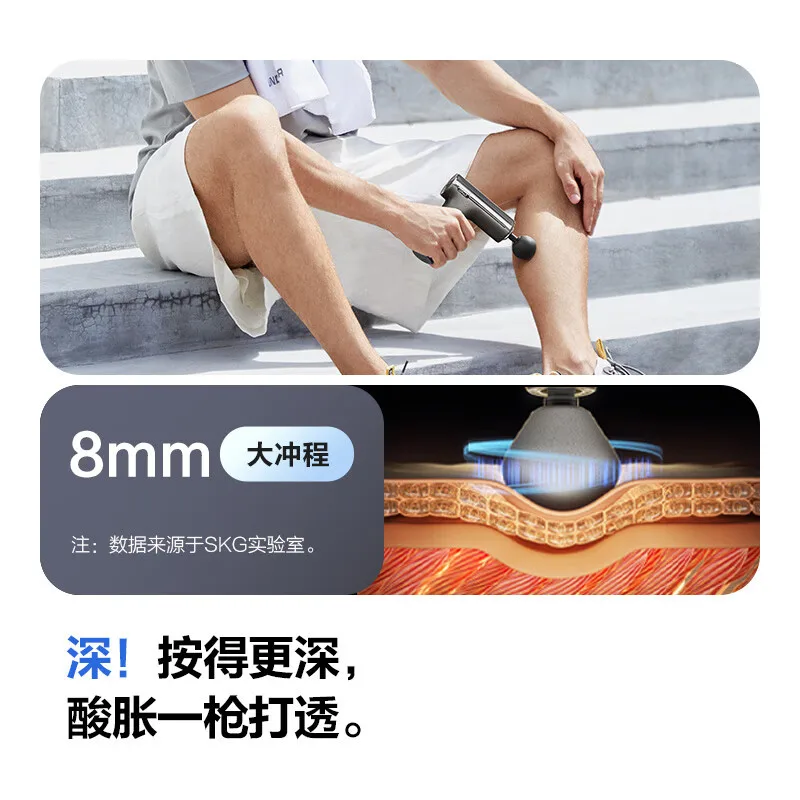 مناسبة ل SKG فآسيا Gun F1MAX الكتف والرقبة قطني العمود الفقري عضلات الساق كامل الجسم تدليك الاسترخاء تدليك أداة زعانف