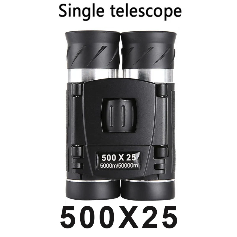 500X25 Portable Hd Zoom 5000M/50000M Binoculars Telescope Powerful Folding Long-Distance Vision Hunting Outdoor Camping Sports image 4