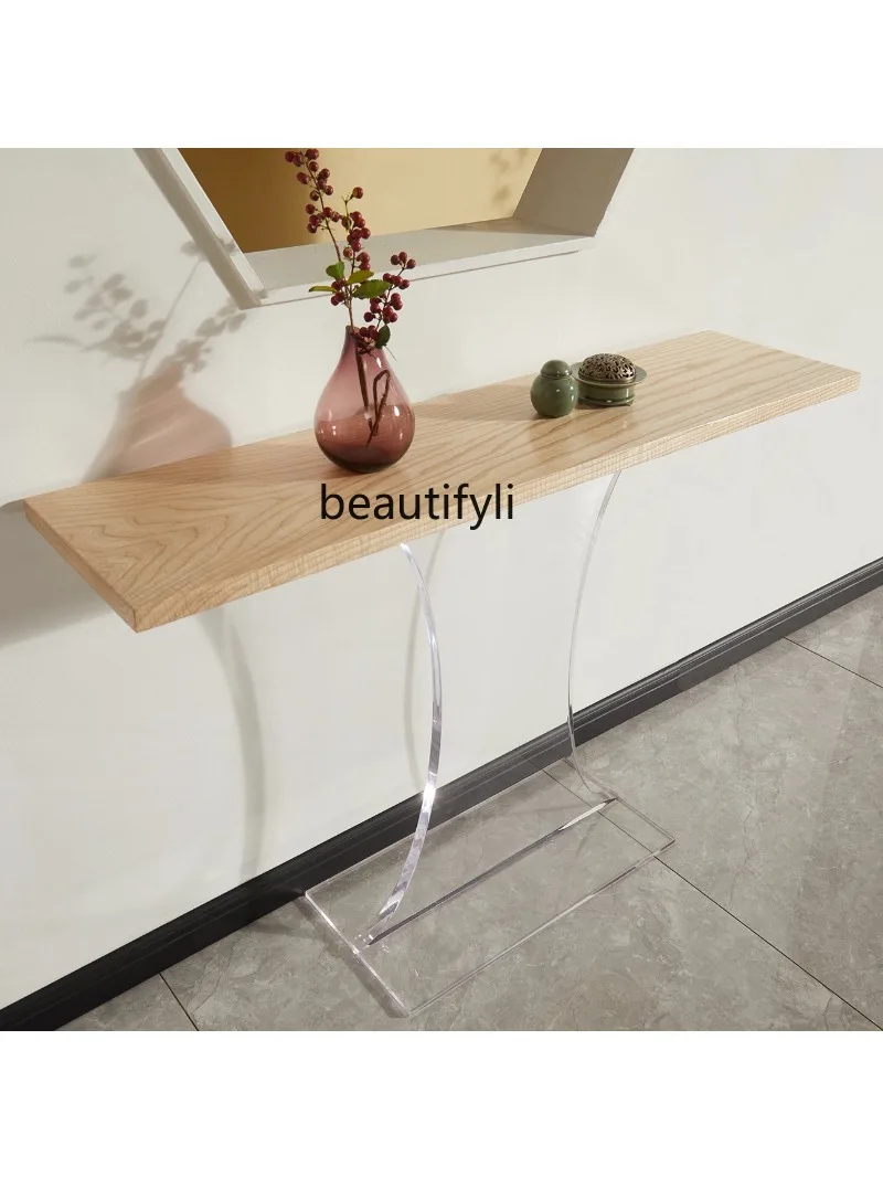 New Chinese Style Console Tables Solid Wood Aisle Strip Narrow Console Table Sets Console Corridor a Long Narrow Table