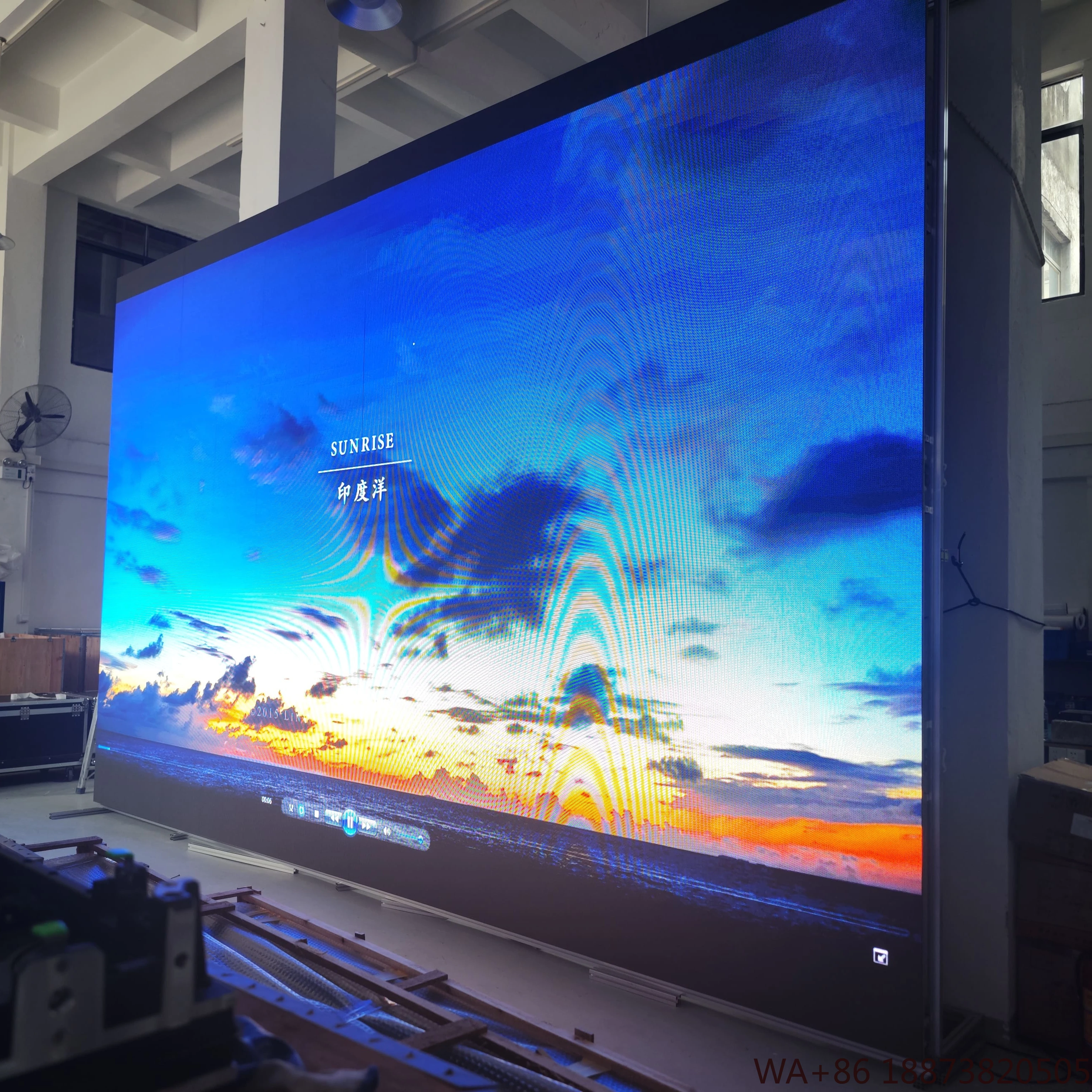 شاشة LED P3.91 500x500mm شاشة لوحة خارجية مع معالج فيديو شاشة مقاومة للماء تأجير شاشة المرحلة