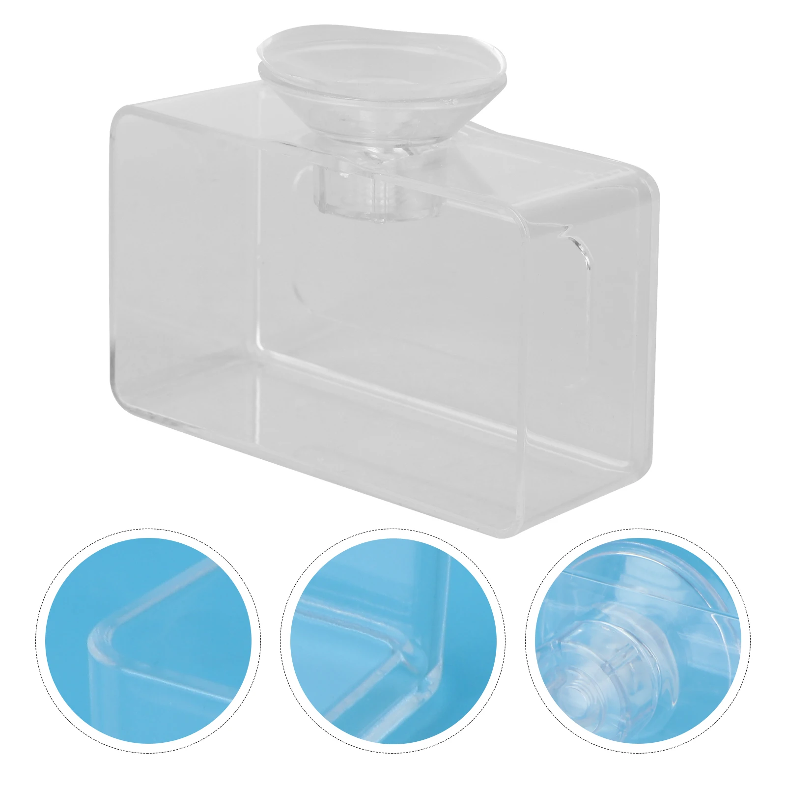 

Acrylic Tank Feeder Sturdy Aquarium Feeding Container Transparent Fish Food Feeding Ring For Aquarium Turtle Feeder Fish Tank
