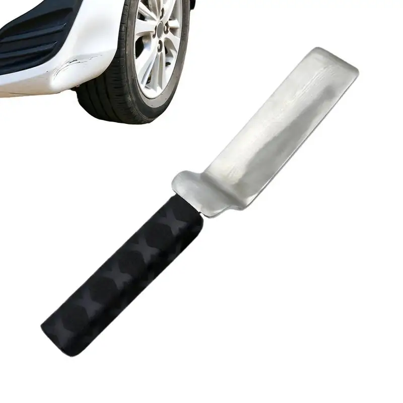 

Car Dent Repair Auto Sheet Metal Dent Repair Tool Z-Type Flapping Pad Stainless Steel Tool with Rubber Cover for Car & Vehicle