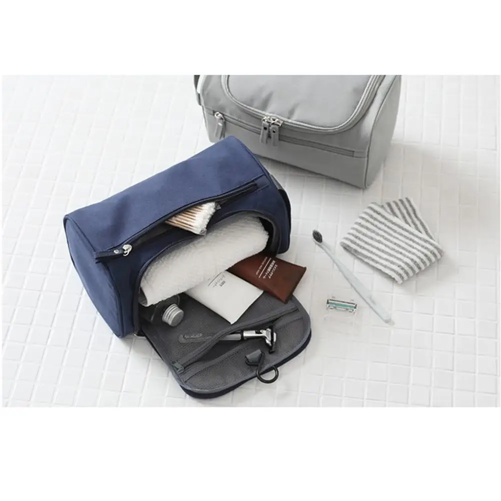 منظم مكياج معلق بسعة محمولة، منظم مكياج، تخزين للسفر، حقيبة أدوات الزينة، حلول تخزين الحقائب