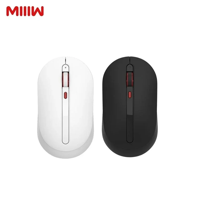 Miiiw Wireless Mute Mouse 800/1200/1600DPI Multi-speed DPI Buttons 2.4GHz Receiver Silent Button BT Mouses PC Laptop Xiomi Xiami