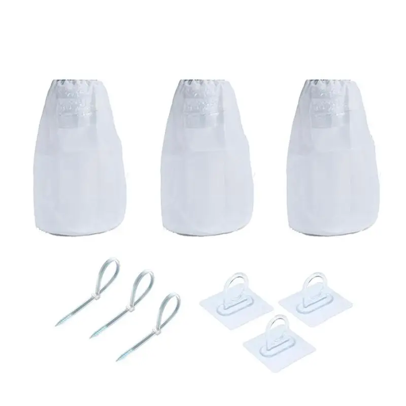 

A76G-3Pack Dryer Vent Lint Bags, Lint Traps For Indoor Outdoor Dryer Vents, Lint Dust Bag Capturing Lint And Dust