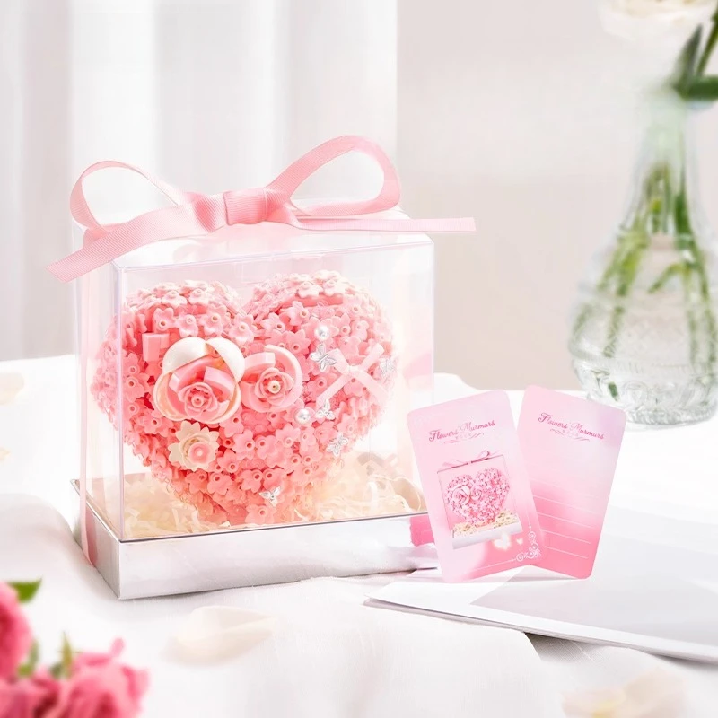 

Rose Building Blocks, Immortal Flowers, Children's Educational Assembling Bouquet Toys, Handmade Creative Ornaments, Model Gifts