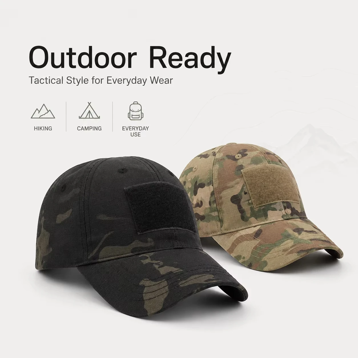 1pc Baseball Caps Camouflage Tactical Outdoor Soldier Combat Paintball Adjustable Hat Summer Snapback Sun Hats for Men Women
