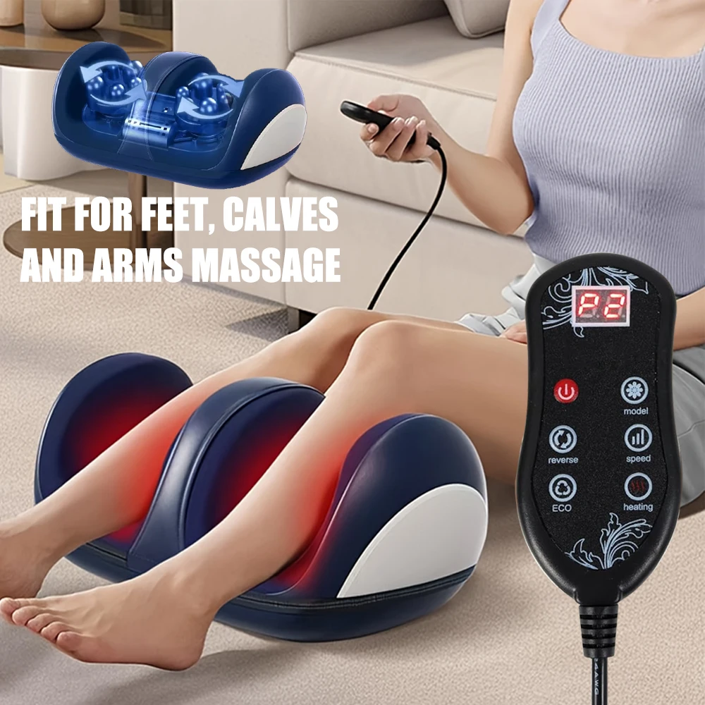 

Smart Electric Leg Massager Hot Compress Shiatsu Kneading Foot Roller Kneading Calf Deep Relieve Fatigue Relaxation Muscle