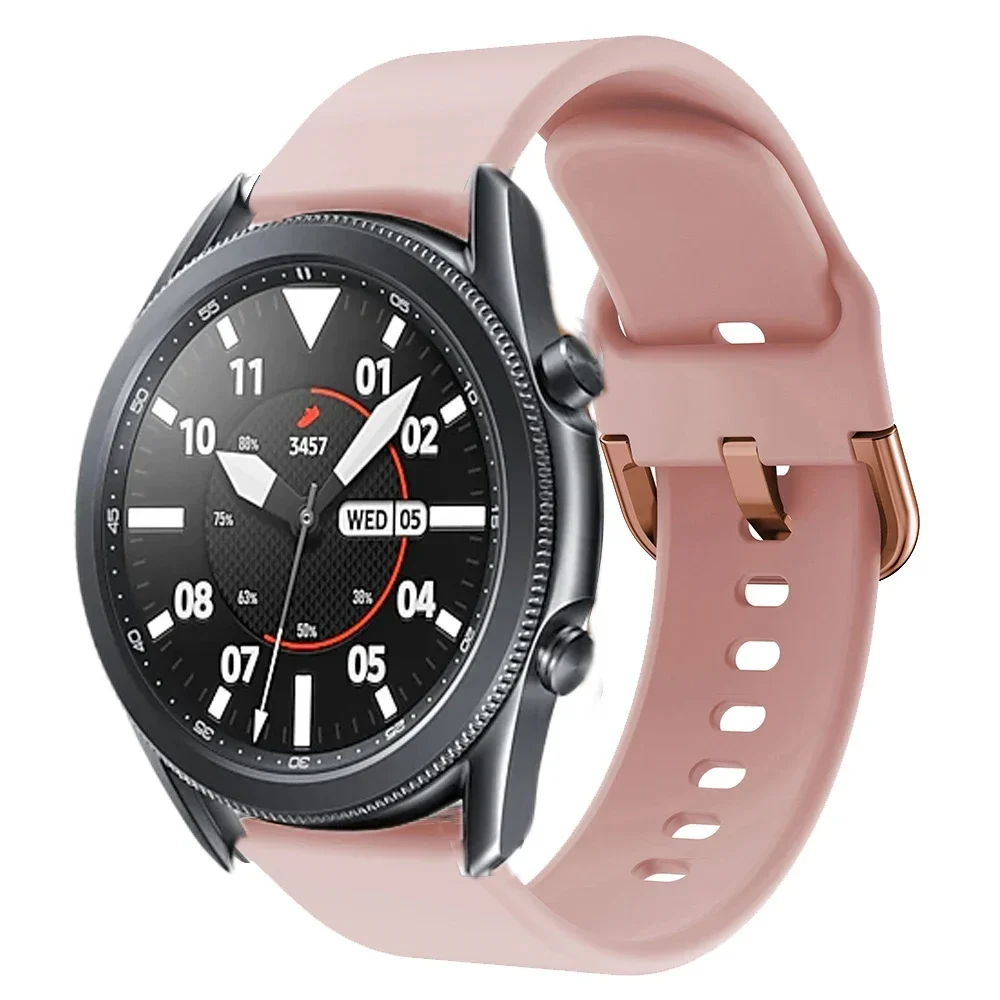 

Silicone Strap For Samsung Galaxy Watch 3 4 5 7 pro 6 classic 45 41mm 20mm 22mm Watch Band For Huawei Watch GT 3 GT3 46mm 42mm