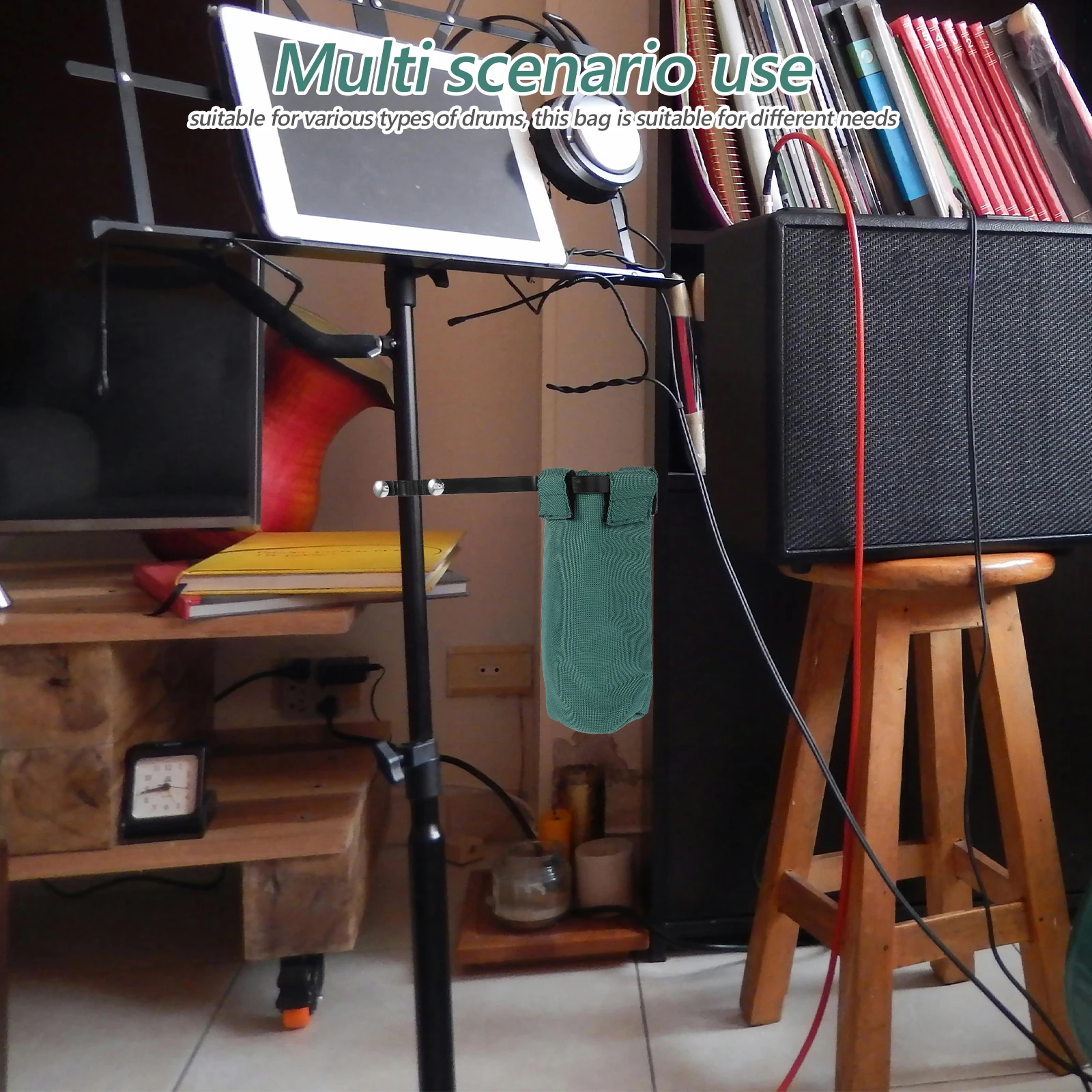 

Drumstick Storage Accessories Durable Portable Drum Stick Bucket Container Percussion Instrument Mallets Holder Bag