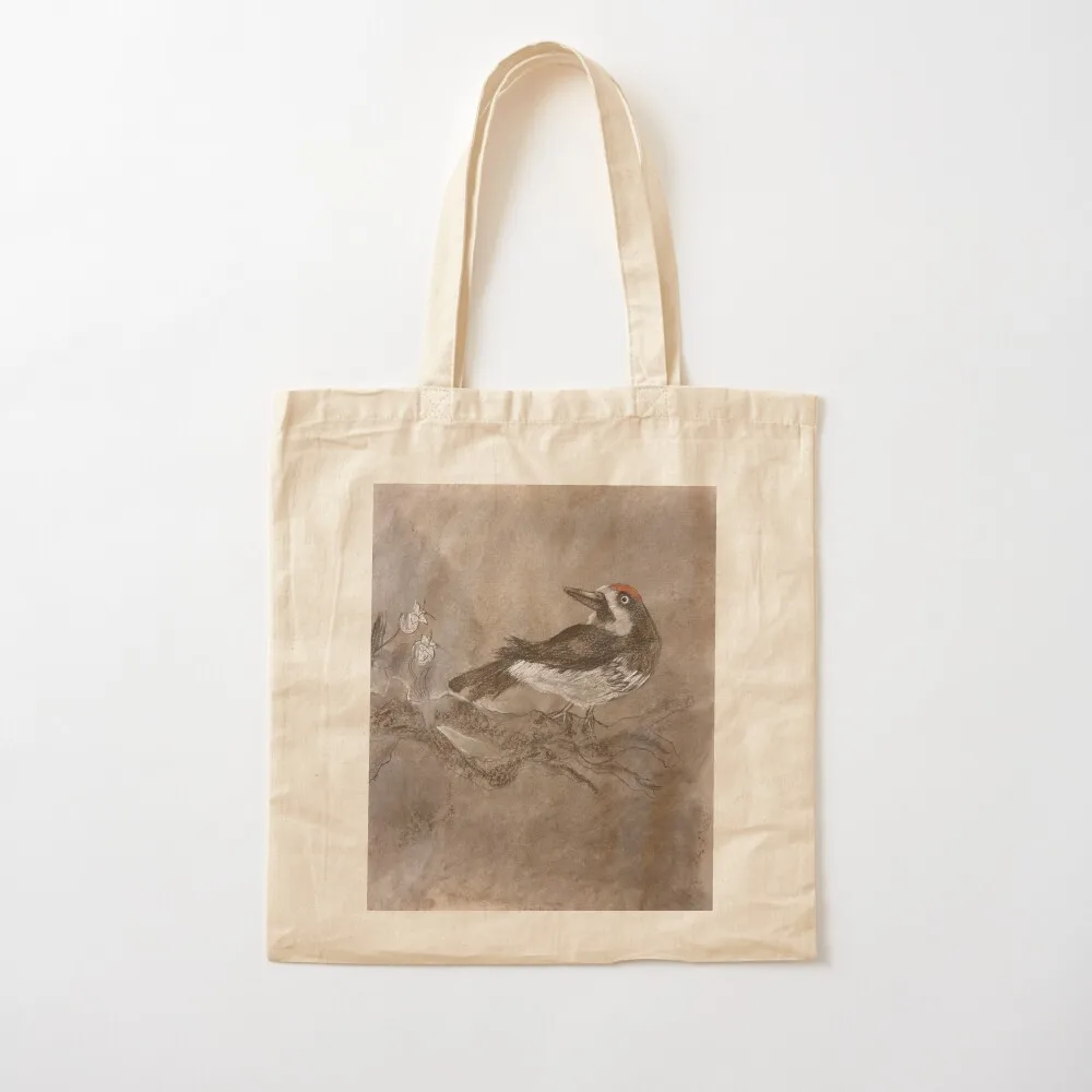 Acorn Woodpecker Background Tote Bag