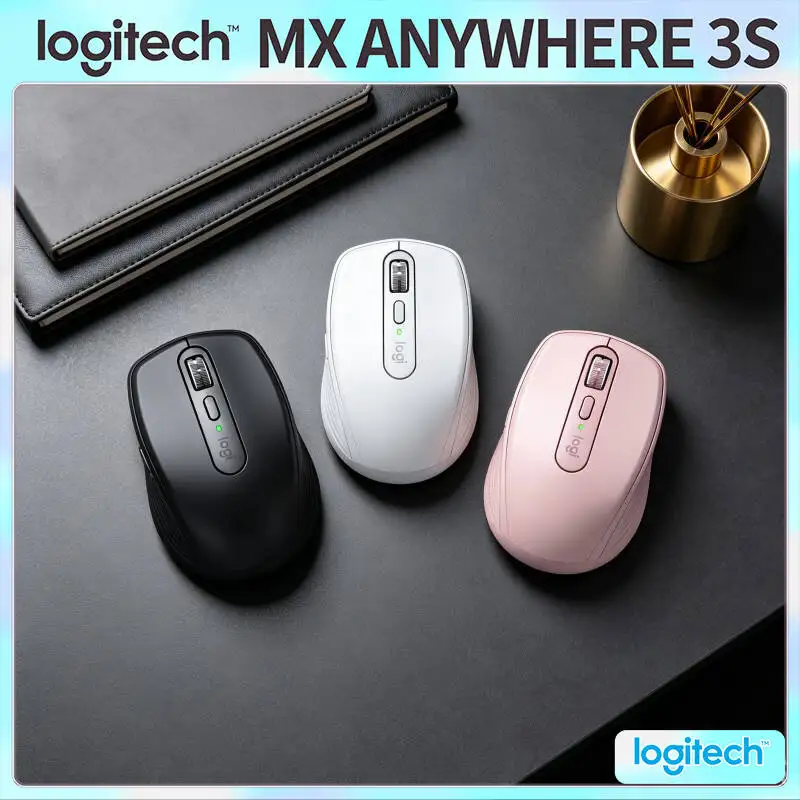 

Compact MX Anywhere 3S Mouse - 8K DPI, MagSpeed Scroll, Lightweight Body, Great for Electronics Pop-up Mobile Sales Unit