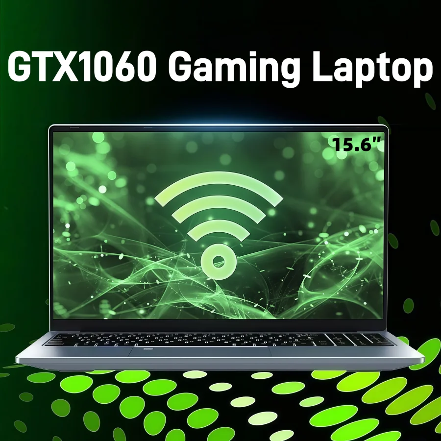 15.6" intel N95 gtx1060 gaming laptops portable notebook computer pc 32GB DDR4 1TB PCI-E laptop Gamer Windows11 Backlit Keyboard