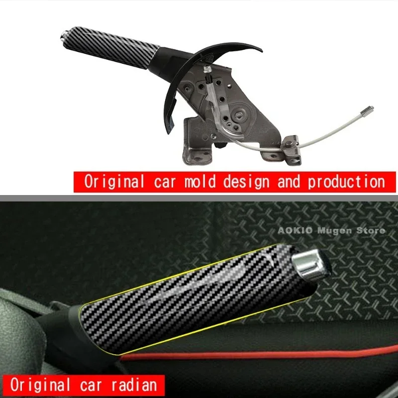 Center Console Gear Shift Handbrake Cover Handbrake Handle Decoration Set for Toyota RAIZE ROCKY Interior Accessories 2021-2023