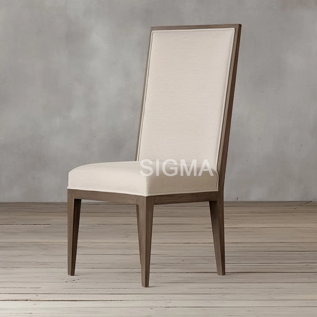 2025 Sigma Modern Wood Dining Room Set Ladder Back Chairs Eco-Friendly Convertible Space-Saving Durable Home Furniture Apartment