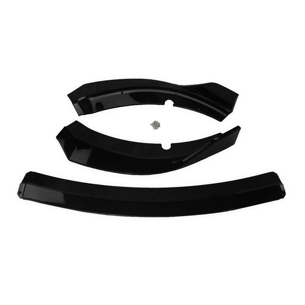 Front Bumper Spoiler Lip Glossy Black Lower Diffuser Kit Guard Plate Splitter Protector Blade For Dodge Charger SRT 2015-2023
