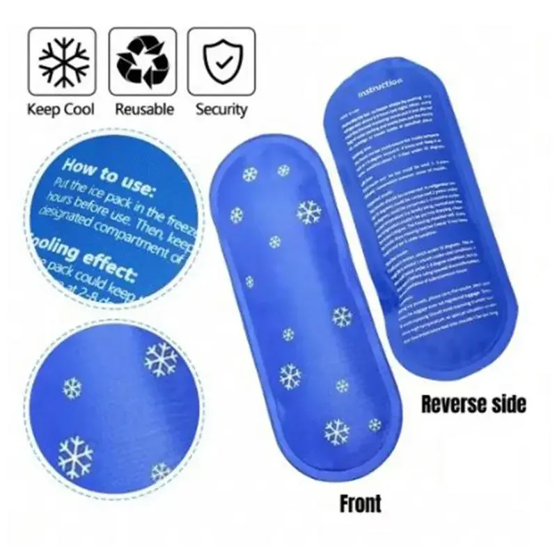 

1PC Reusable Travel Case Diabetic Pocket Cold Gel Ice Pack Pill Protector Insulins Cooling Bag Summer Refrigeration Wine carrier