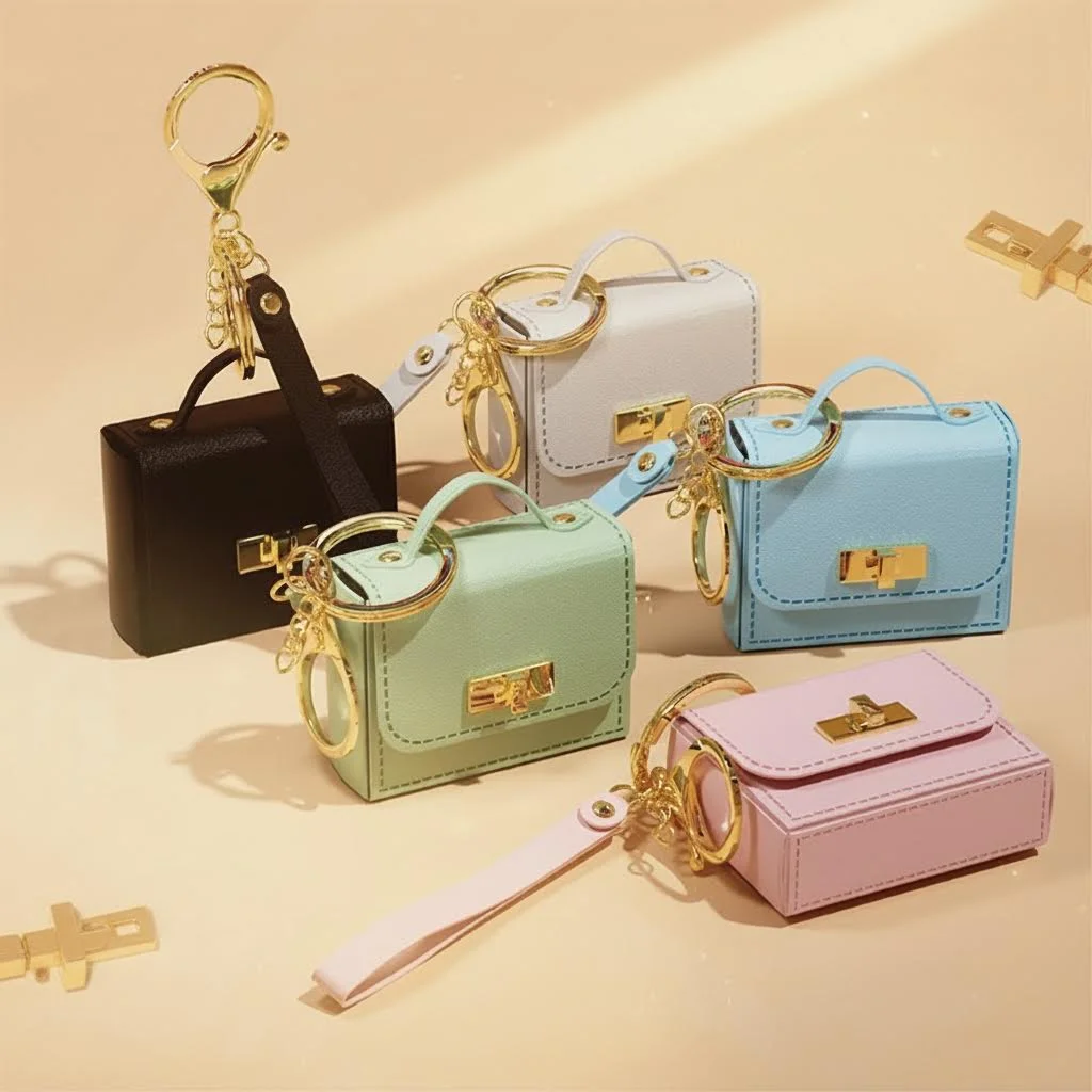 Mini Bag Keychain Coin Purse Accessory Pendant Bag Ornament Gift Versatile Bag Pendant Fashion Coin Purse Keyring