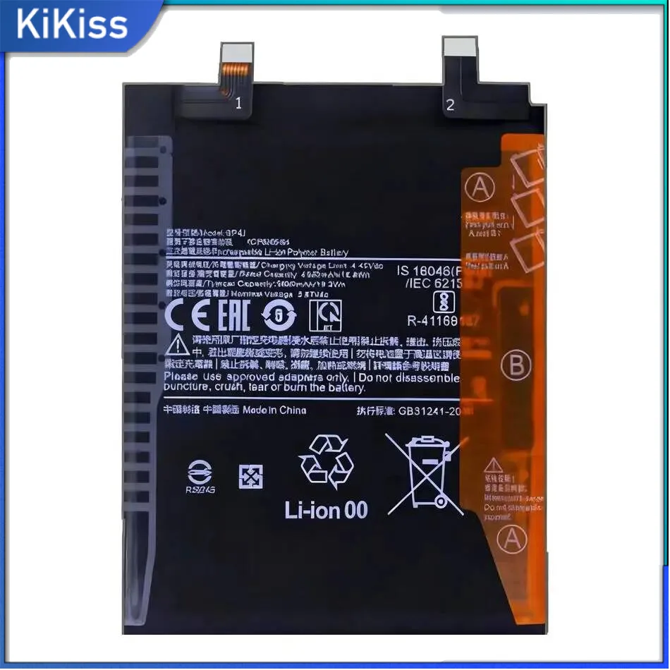 Bateria do telefone móvel BP4J 5000mAh para Xiaomi Redmi Note 12 Pro Plus 5G Note12pro +