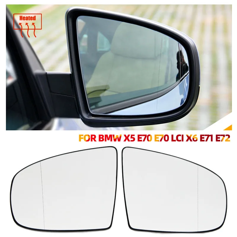 

For BMW X5 E70 2007-2013 X6 E71 E72 2008-2014 Heated Side Mirror Glass Door Wing Rear View Rearview Mirror Glass accessories